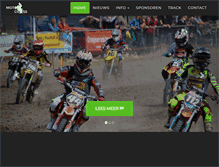 Tablet Screenshot of motocross-nieuwvennep.nl